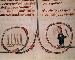 A Man Playing Skittles, from Decrets de Gratien